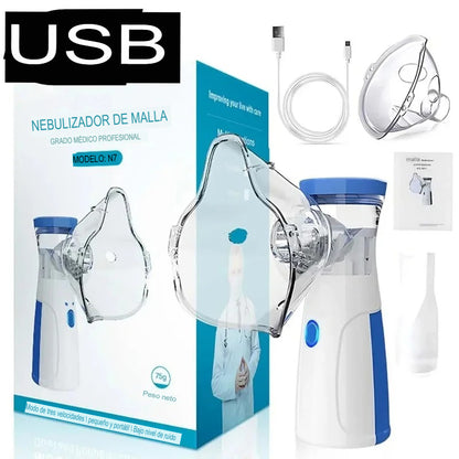 Nebulizador Portátil Pro -Alivio rápido para asma, bronquite y alergias